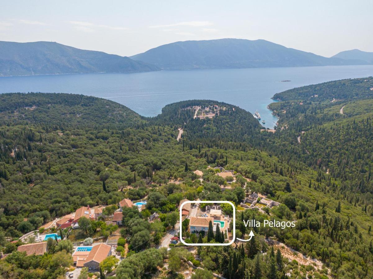 Villa Pelagos Tselendáta Exteriör bild